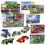 Kreatives Bausteinset Stadtfahrzeuge 2in1