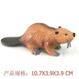 Biberfigur mit Zweig