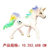 Bunte Einhornfigur 10 cm