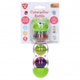 Rassel Raupe für Kinder 22 cm