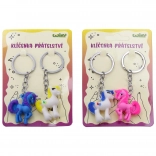 Freundschafts-Schlüsselanhänger Einhorn - 2 Stk.