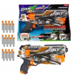 Schaumstoffpistole mit Sound und Munition