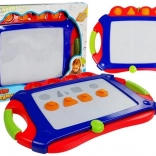 Magnettafel Blau Stempel Pictionary