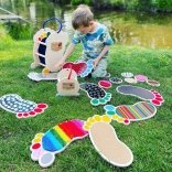 Profedu Set aus Sinnespfaden und -kreisen