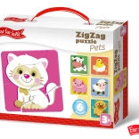 Puzzle ZigZag Kuscheltierchen Far Far Land