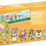 DJECO Puzzle Groß und Klein auf dem Bauernhof