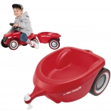 Großer roter Anhänger für das Rutschauto Bobby Car Neo