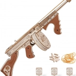 RoboTime 3D Holzmechanik-Bausatz Maschinenpistole THOMPSON