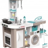 Kinderküche SMOBY TEFAL Studio mit Waschmaschine 2-in-1