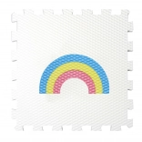 Minideckfloor Duha weiße selbstklebende Bodenbelagslösung