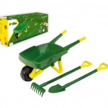 Kinder-Gartenset mit Schubkarre John Deere
