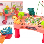 Tischspiel Angeln – rosa Tischchen für Kinder