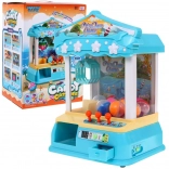 Verkaufsautomat Ball Catcher für Kinder 3+ Arkadespiel Ball Catcher + Bedienfeld + 10 Bälle + 12 Jetons