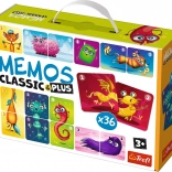 Pexeso Classic & Plus Niedliche Monster 3-in-1