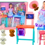 Ärztliches Set mit Puppe, Tieren und Zubehör