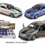 Sportliches Metallauto 1:32 mit Aufzieh-Antrieb