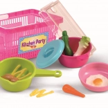 Androni Korb mit Küchenzubehör für Kinder