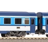 Set aus zwei EUROFIMA-Wagen 2. Klasse ČD – Epoche V (Spur H0)