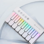 Weißes Musik-Mini-Klavier für Kinder