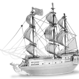 METAL EARTH 3D-Puzzle Black Pearl (Schwarze Perle)