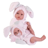 Realistische Babypuppe Erika aus weichem Vinyl 42 cm