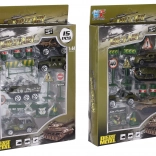 Militärset mit Metallfahrzeugen