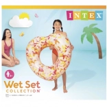 Aufblasbarer Herz-Donut-Schwimmring 104 cm