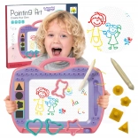 Woopie magnetische Zeichentafel mit Stempeln und Schablonen