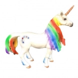 Einhornfigur mit Regenbogenmähne