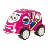 Sortier-Auto mit Formen – rosa Pilsan