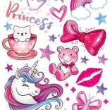 Aufbügel-Aufkleber Einhorn – Großes Bogenformat