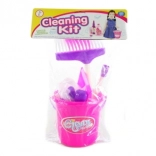 Putzset für Kinder mit Eimer, Mop und Besen