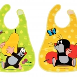 Lätzchen mit Maulwurf-Motiv