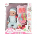 Pinkelnde Babypuppe mit Geräuschen, 28 cm, mit Zubehör