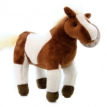 Plüschpferd braun-weiß 23 cm