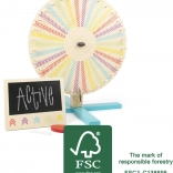 hölzernes Glücksrad mit Schultafel SMALL FOOT Active