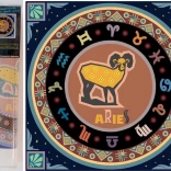 NORIMPEX Diamantmalerei 7D Tierkreiszeichen Widder 30x30 cm