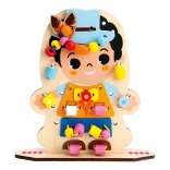 Bino – spielerisches Ankleiden – Holz-Fädelspiel für Kinder