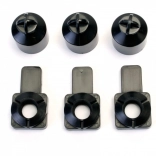 Kopf des Standsockels für Carrerabahnen Evolution, Digital 132 und Digital 124 (3 Stk.)