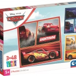 Puzzle 3x48 Teile Disney Cars