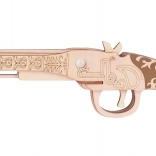 Holz 3D Puzzle Gummiband-Muskete