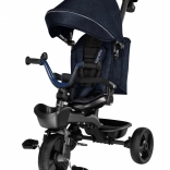 Kinderdreirad 2-in-1 Lionelo Kori Blue Navy mit Magnesiumrahmen