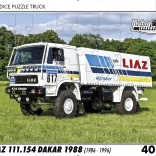 RETRO-AUTA Puzzle TRUCK: LIAZ 111.154 Dakar 1988, 40 Teile