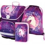 baagl schulset ergo pferd – schultasche, federmäppchen und beutel