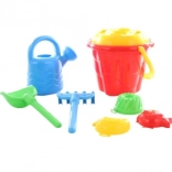 Sandspiel-Set mit Eimer und Zubehör