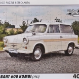 Retro-Auto Puzzle Trabant 600 Kombi 40 Teile