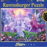 Ravensburger leuchtendes Puzzle Magische Nacht der Einhörner XXL 200 Teile