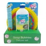FRU BLU Deluxe-Set für riesige Seifenblasen mit 0,4 l Nachfüllung