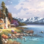 ANATOLIAN Puzzle Berghütte, 500 Teile