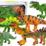 Set Dinosaurierfiguren 6 Stück Zubehör